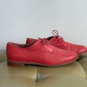 Halogen orange oxfords